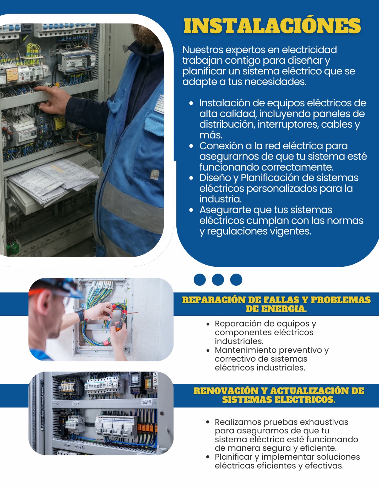Instalación y mantenimiento eléctrico